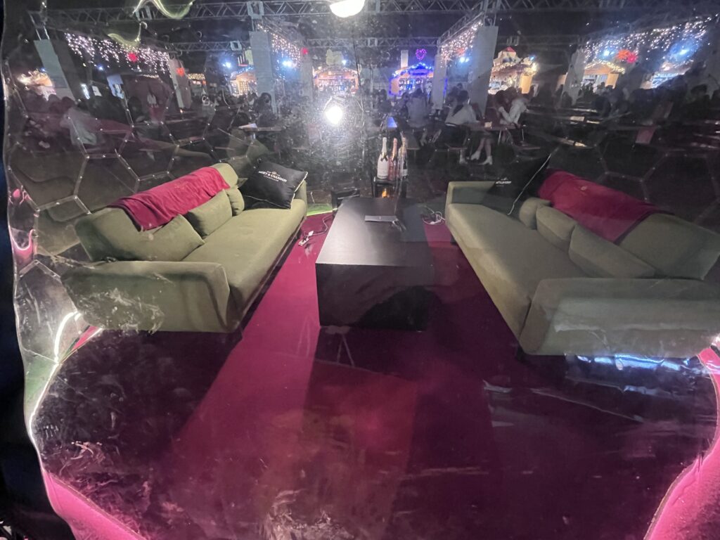 クリスマスマーケット VIPルーム